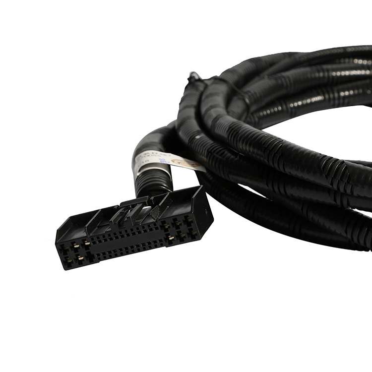 Chicote de fiação automotivo universal de tubo de pvc 36awg