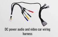 DC Power Audio and Video Car Firing Harness